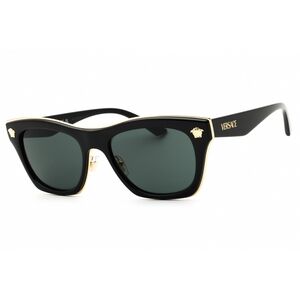 NWT Versace VE2272 Black Rectangle 53mm Sunglasses